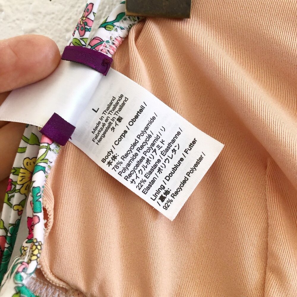 J.CREW‎ x LIBERTY Ruffle String Bikini Set Size Large - Picture 14 of 15